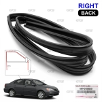 ยางร่องกระจก ประตูหลัง ข้างขวา 1 ชิ้น สีดำ สำหรับ Toyota Corolla Altis Limo ปี 2002-2006